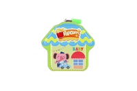 Pokladnička chaloupka plechová se zámkem 10x10cm 4 barvy v sáčku