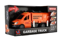 Auto popeláři plast 30cm na setrvačník na baterie se zvukem se světlem v krabici 33x18x13cm