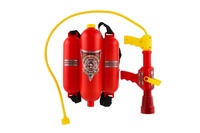 Vodní pistole hasičská se zásobníkem na záda plast v sáčku 34x48x7cm