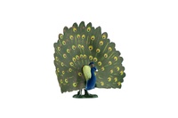 Páv korunkatý zooted plast 12cm