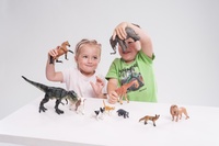 Velociraptor dinosaurus zooted plast 16cm