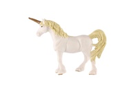 Jednorožec bílo-zlatý zooted plast 16cm