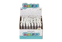 Bublifuk mini 5ml gelový bílý svatební 10,5cm