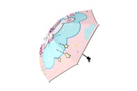 +Deštník Jednorožec skládací látka/kov 25cm růžový v sáčku