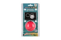 Míček vracející se gumový 6cm 4 druhy v blistru