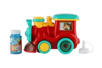 Bublifuk lokomotiva + náplň plast 18cm na baterie se zvukem se světlem v krabičce 19x14x11,5cm