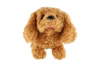 Pes chodící štěkající plyšový 18cm na baterie různé druhy