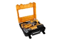 Sada nářadí plast s aku vrtačkou 16x17cm na baterie se zvukem v plastovém boxu 26x25x9cm