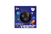 Spirála pružina vesmír plastová průměr 6,5cm