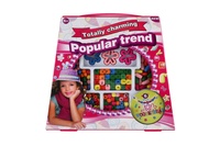 Korálky dřevěné barevné mix se šňůrkou v krabičce 24x21x4cm