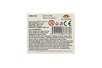 Korálky dřevěné barevné mix se šňůrkou v krabičce 24x21x4cm