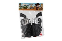 Pistole/kolt s pouzdrem 2ks kovbojská sada plast 19cm s doplňky v sáčku