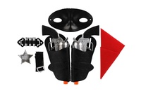 Pistole/kolt s pouzdrem 2ks kovbojská sada plast 19cm s doplňky v sáčku