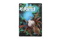 Pavouk antistresový pevné tělo plast/silikon 19x18cm na kartě