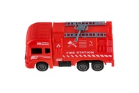Auto hasiči plastové 11cm na zpětné natažení různé druhy
