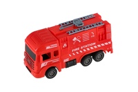 Auto hasiči plastové 11cm na zpětné natažení různé druhy