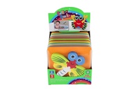 Pěnové puzzle 3D zvířátka 4 druhy v sáčku 16x16x2,5cm 12ks v boxu