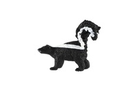 Skunk pruhovaný zooted plast 5cm