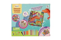 Kreativní sada diamantové malování Dinosaurus s nalepovacími diamanty v krabici 21x18x6cm