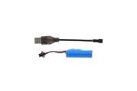 Auto RC Off-Road plast 26cm 27MHz dobíjecí pack+baterie se světlem zelené v krabici