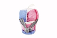 Sada nádobí plastové barevné 18ks