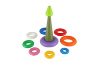 Skládanka Pyramida s kroužky plastová 31cm