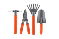 Zahradní nářadí dětské plast 5ks v síťce 8x24cm