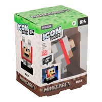 Lampička Vlk Minecraft na baterie v krabičce 10,5x14x9cm
