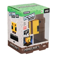 Lampička Včelka Minecraft na baterie v krabičce 10,5x14x9cm