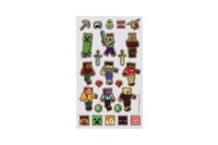 Samolepky Minecraft třpytivé 25ks ve fólii