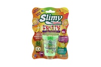 Sliz - hmota 100g v barvě ovoce 8cm 5 druhů v plastové krabičce na kartě