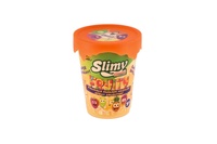 Sliz - hmota 100g v barvě ovoce 8cm 5 druhů v plastové krabičce na kartě