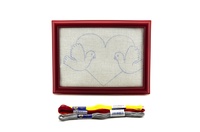 Vyšívání obdélníkový rámeček v sáčku