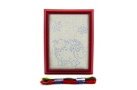 Vyšívání obdélníkový rámeček v sáčku