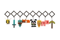 Přívěsek na klíče Minecraft postavička plast mix druhů v sáčku