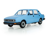 Auto Škoda 120 plast 21cm v krabičce 22x10x8cm Kaden