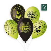 Balonek/Balonky nafukovací s potiskem minecraft 13' průměr 33cm 5ks v sáčku