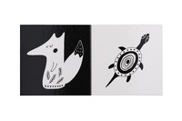 Knížka Kontrastní leporelo Roztomilá zvířátka 15,5x15cm 0m+