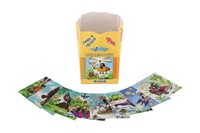 Pexeso Krtek MAXI papírové společenská hra 40 velkých kartiček v krabičce 8x8x9cm