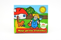 Knížka Leporelo Moje první zvířátka 13,5x11x1,5cm od 24 měsíců MPZ