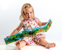 Knížka Leporelo Moje první zvířátka lesní 13,5x11x1,5cm od 24 měs MPZ