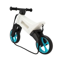 Odrážedlo FUNNY WHEELS Rider SuperSport bílé tyrkysové kola 2v1
