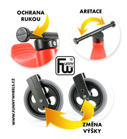 Odrážedlo FUNNY WHEELS Rider Sport zelené 2v1