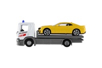 Auto odtahovka Welly Scania P320 + auto kov/plast 15cm mix druhů