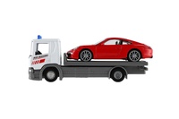 Auto odtahovka Welly Scania P320 + auto kov/plast 15cm mix druhů
