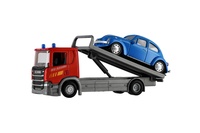 Auto odtahovka Welly Scania P320 + auto kov/plast 15cm mix druhů