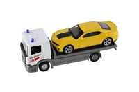 Auto odtahovka Welly Scania P320 + auto kov/plast 15cm mix druhů