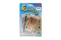 Eura peníze do hry na kartě