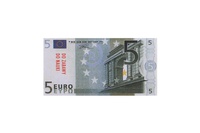 Eura peníze do hry na kartě