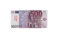 Eura peníze do hry na kartě